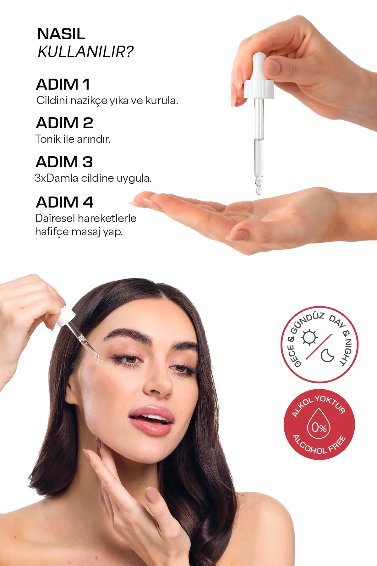 Yaşlanma Karşıtı ve Gözenek Sıkılaştırıcı Peptit Serum 2IN1 – Age Defy 30 ml