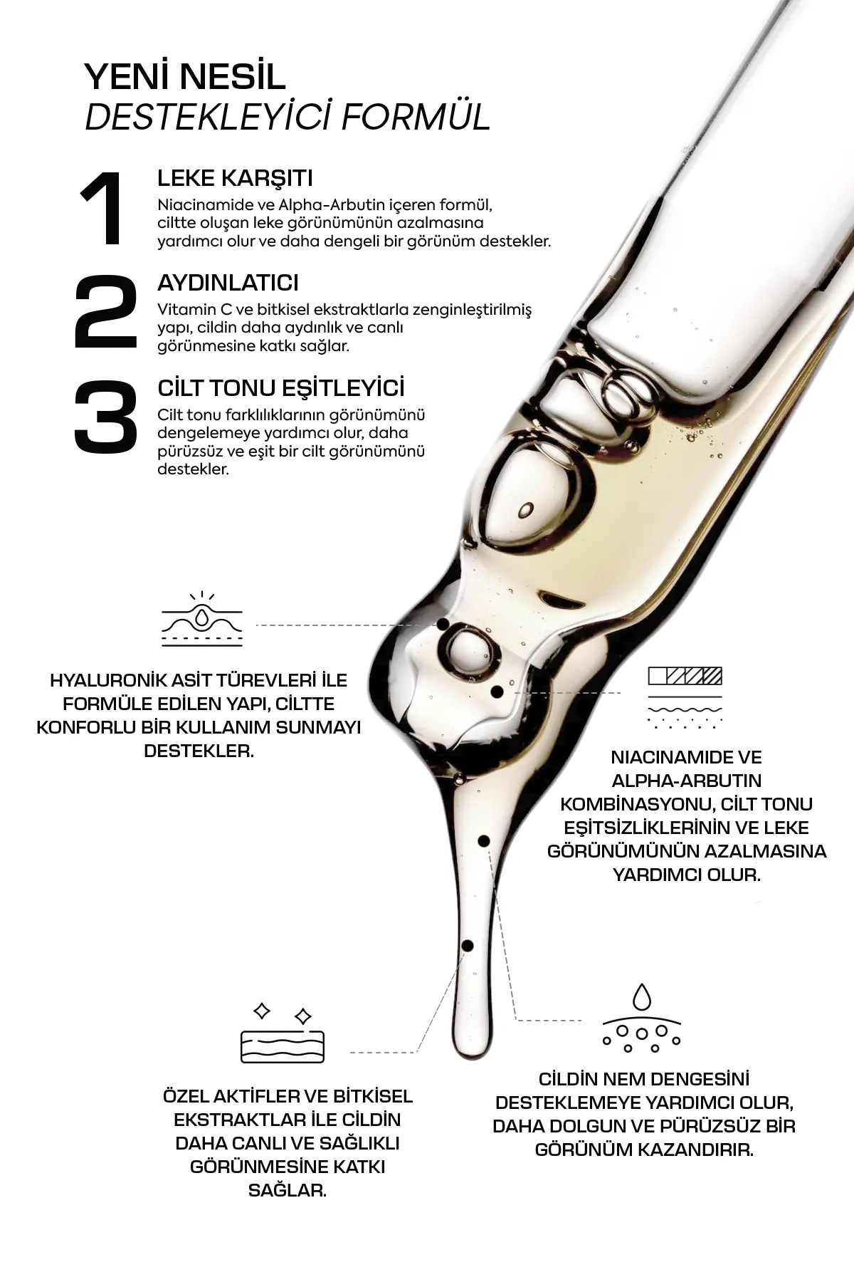 Leke Karşıtı, Aydınlatıcı ve Cilt Tonu Eşitleyici Serum 3IN1 – Even Tone 30 ml