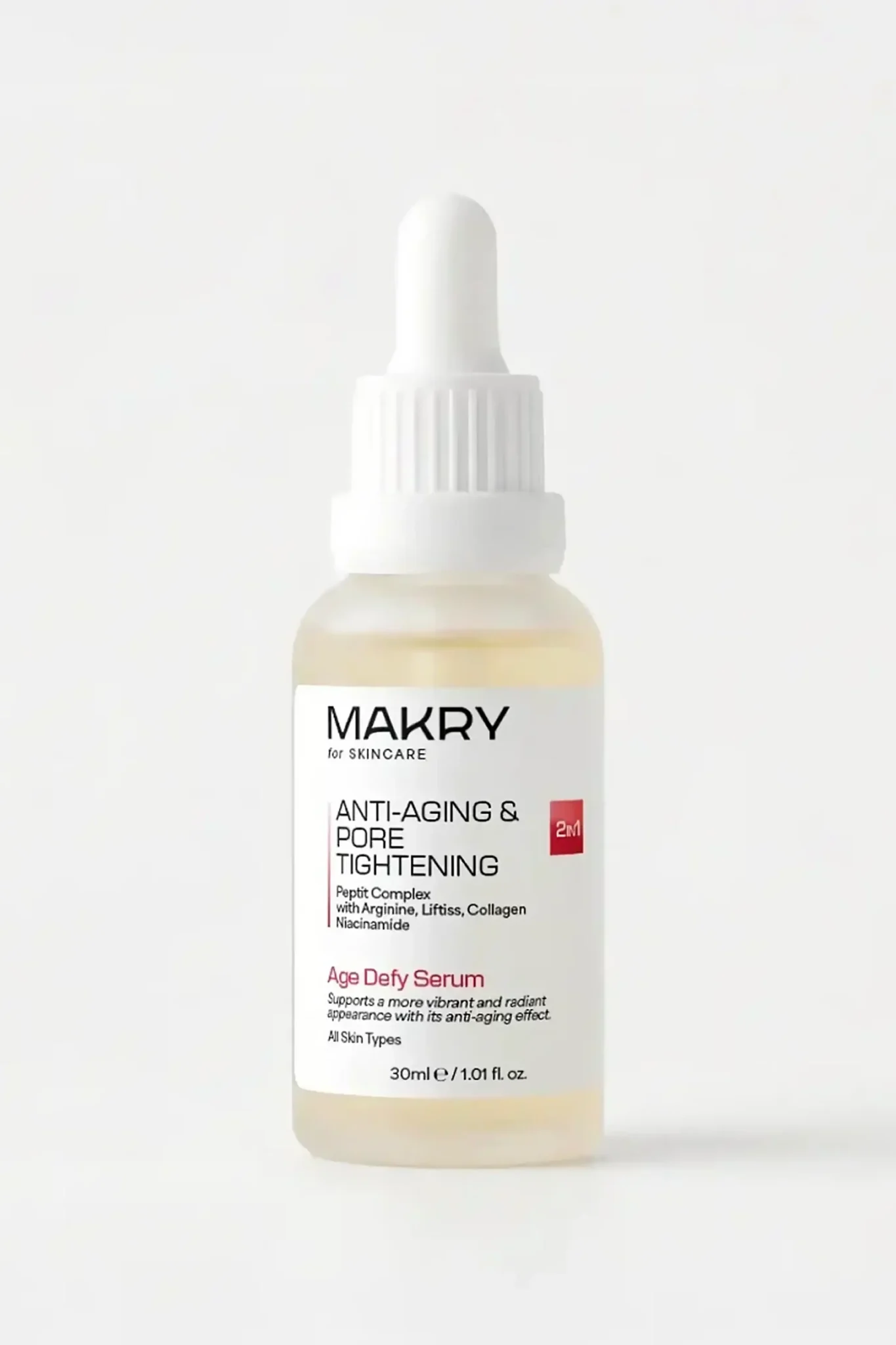 Yaşlanma Karşıtı ve Gözenek Sıkılaştırıcı Peptit Serum 2IN1 – Age Defy 30 ml