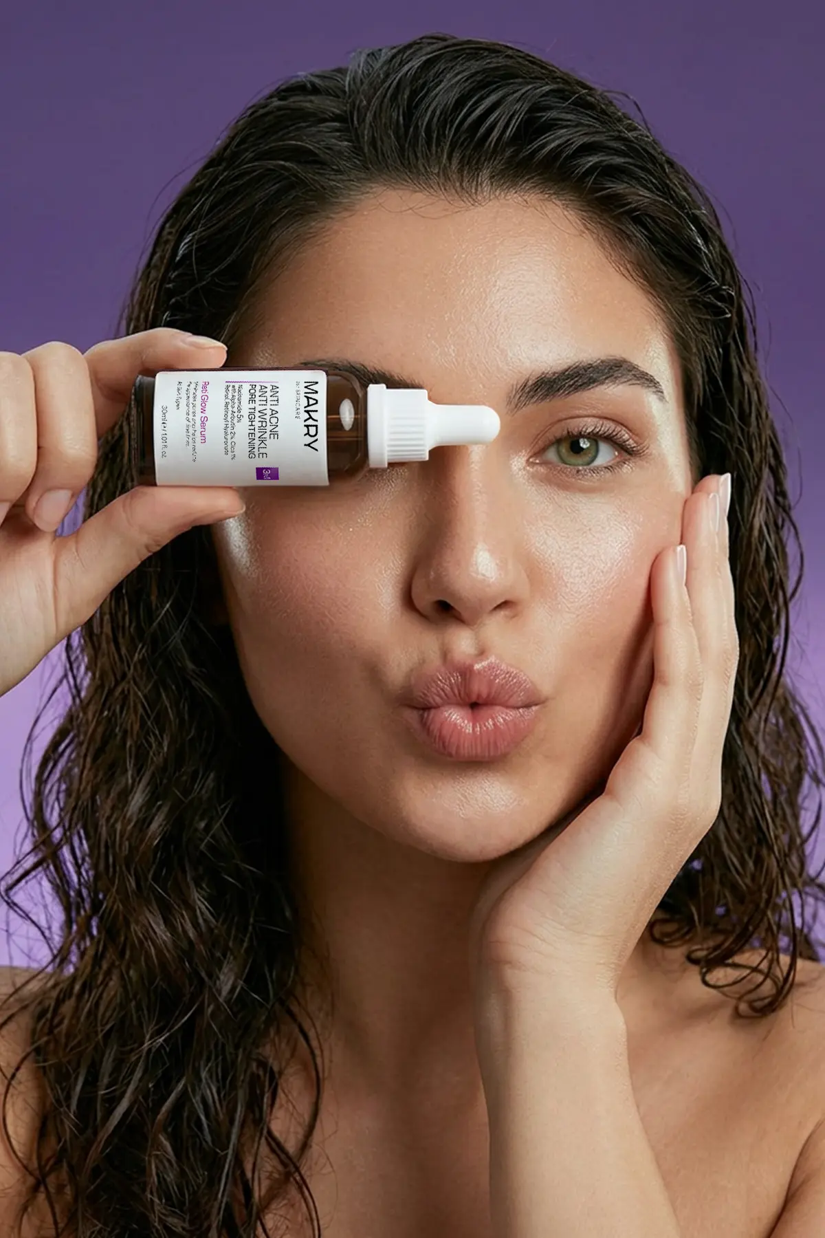 Retinol, Akne ve Kırışıklık Karşıtı Gözenek Bakım Serumu 3IN1 – Reti Glow 30 ml
