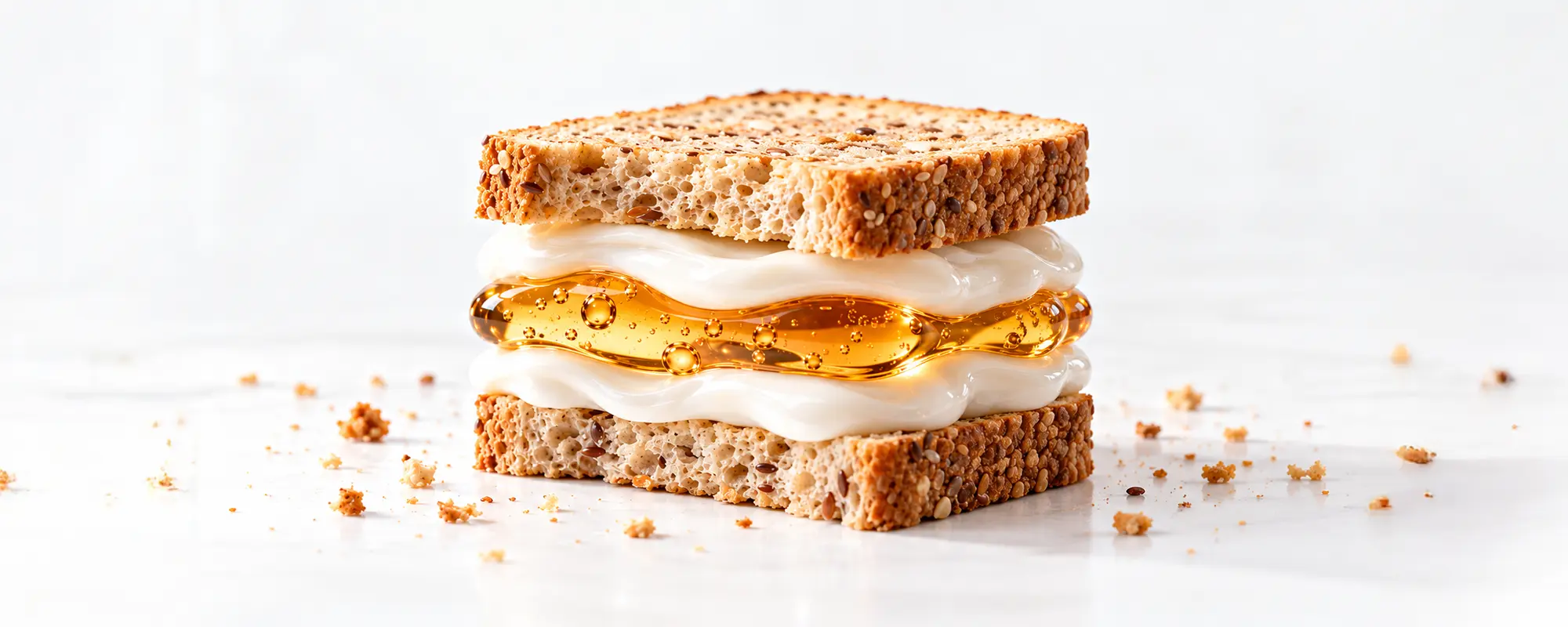 Nemlendirici, retinol ve nemlendirici sıralamasını gösteren retinol sandwich görseli